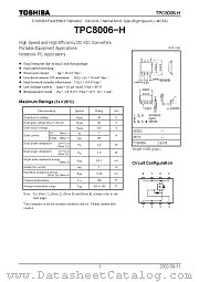 TPC8006-H datasheet pdf TOSHIBA