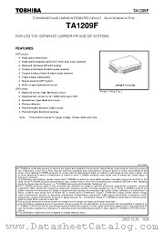 TA1209F datasheet pdf TOSHIBA