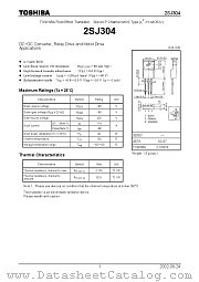 2SJ304 datasheet pdf TOSHIBA