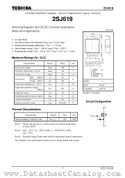 2SJ619 datasheet pdf TOSHIBA