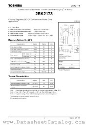 2SK2173 datasheet pdf TOSHIBA