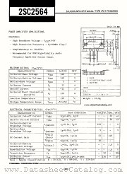 2SC2564 datasheet pdf TOSHIBA