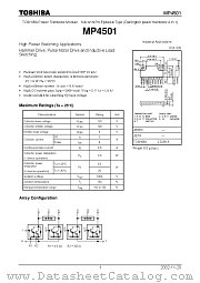 MP4501 datasheet pdf TOSHIBA