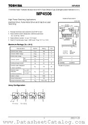 MP4506 datasheet pdf TOSHIBA