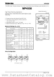 MP4508 datasheet pdf TOSHIBA