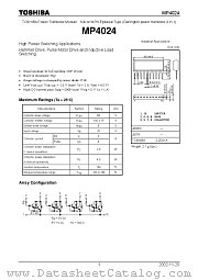 MP4024 datasheet pdf TOSHIBA