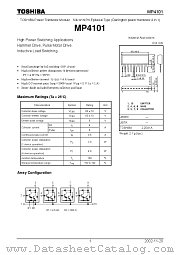 MP4101 datasheet pdf TOSHIBA
