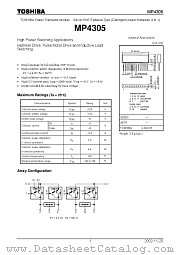 MP4305 datasheet pdf TOSHIBA
