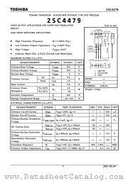 2SC4479 datasheet pdf TOSHIBA