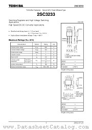 2SC3233 datasheet pdf TOSHIBA