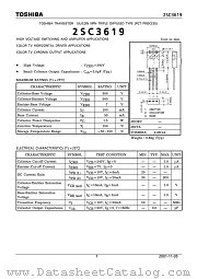 2SC3619 datasheet pdf TOSHIBA