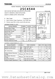 2SC4544 datasheet pdf TOSHIBA