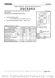 2SC5352 datasheet pdf TOSHIBA