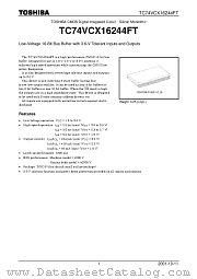 TC74VCX16244FT datasheet pdf TOSHIBA