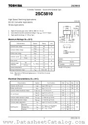 2SC5810 datasheet pdf TOSHIBA