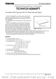TC74VCX162843FT datasheet pdf TOSHIBA