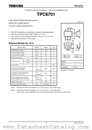 TPC6701 datasheet pdf TOSHIBA