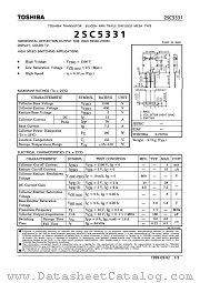 2SC5331 datasheet pdf TOSHIBA