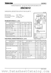 2SC5612 datasheet pdf TOSHIBA