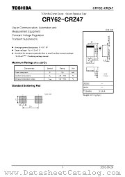 CRZ39 datasheet pdf TOSHIBA
