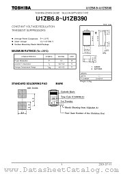 U1ZB7.5 datasheet pdf TOSHIBA