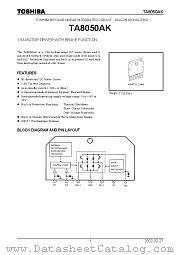 TA8050AK datasheet pdf TOSHIBA