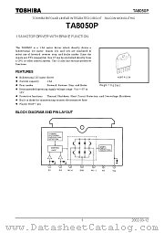 TA8050P datasheet pdf TOSHIBA