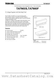 TA7900F datasheet pdf TOSHIBA