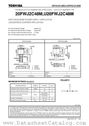 U20FWJ2C48M datasheet pdf TOSHIBA