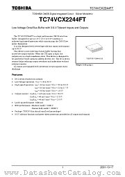 TC74VCX2244FT datasheet pdf TOSHIBA