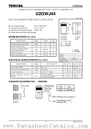 U2GWJ44 datasheet pdf TOSHIBA