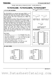TC74VHC238FT datasheet pdf TOSHIBA
