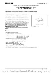 TC74VCX2541FT datasheet pdf TOSHIBA