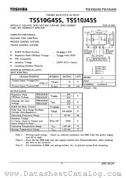 TSS10G45S datasheet pdf TOSHIBA