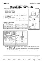 TSZ16G48S datasheet pdf TOSHIBA