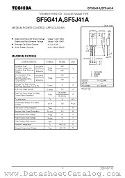 SF5G41A datasheet pdf TOSHIBA