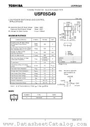 USF05G49 datasheet pdf TOSHIBA