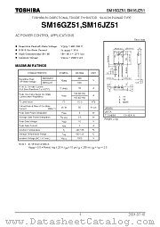 SM16GZ51 datasheet pdf TOSHIBA