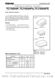 TC75S55F datasheet pdf TOSHIBA