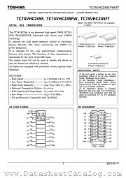 TC74VHC245FT datasheet pdf TOSHIBA