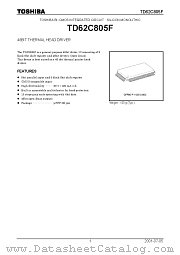 TD62C805F datasheet pdf TOSHIBA