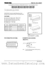 TD62104F datasheet pdf TOSHIBA