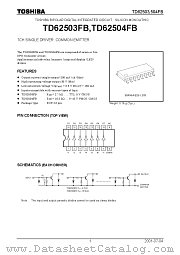 TD62503FB datasheet pdf TOSHIBA