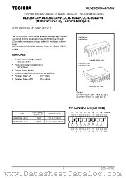 ULN2804AFW datasheet pdf TOSHIBA