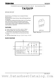 TA7257P datasheet pdf TOSHIBA