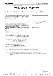 TC74VCXR162652FT datasheet pdf TOSHIBA