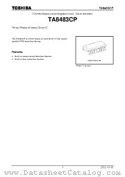 TA8483CP datasheet pdf TOSHIBA