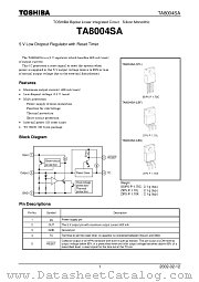 TA8004SA datasheet pdf TOSHIBA