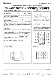 TC74AC00FT datasheet pdf TOSHIBA