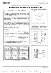 TC74AC112FN datasheet pdf TOSHIBA